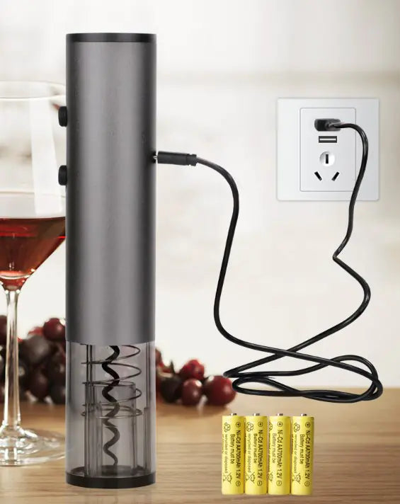Electric Wine Bottle Opener and Corkscrew
